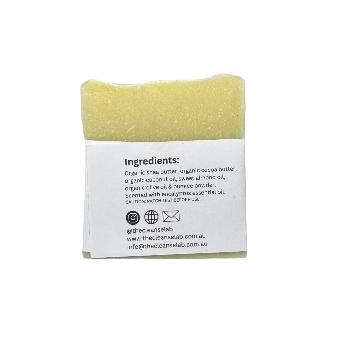 Tradie natural soap back