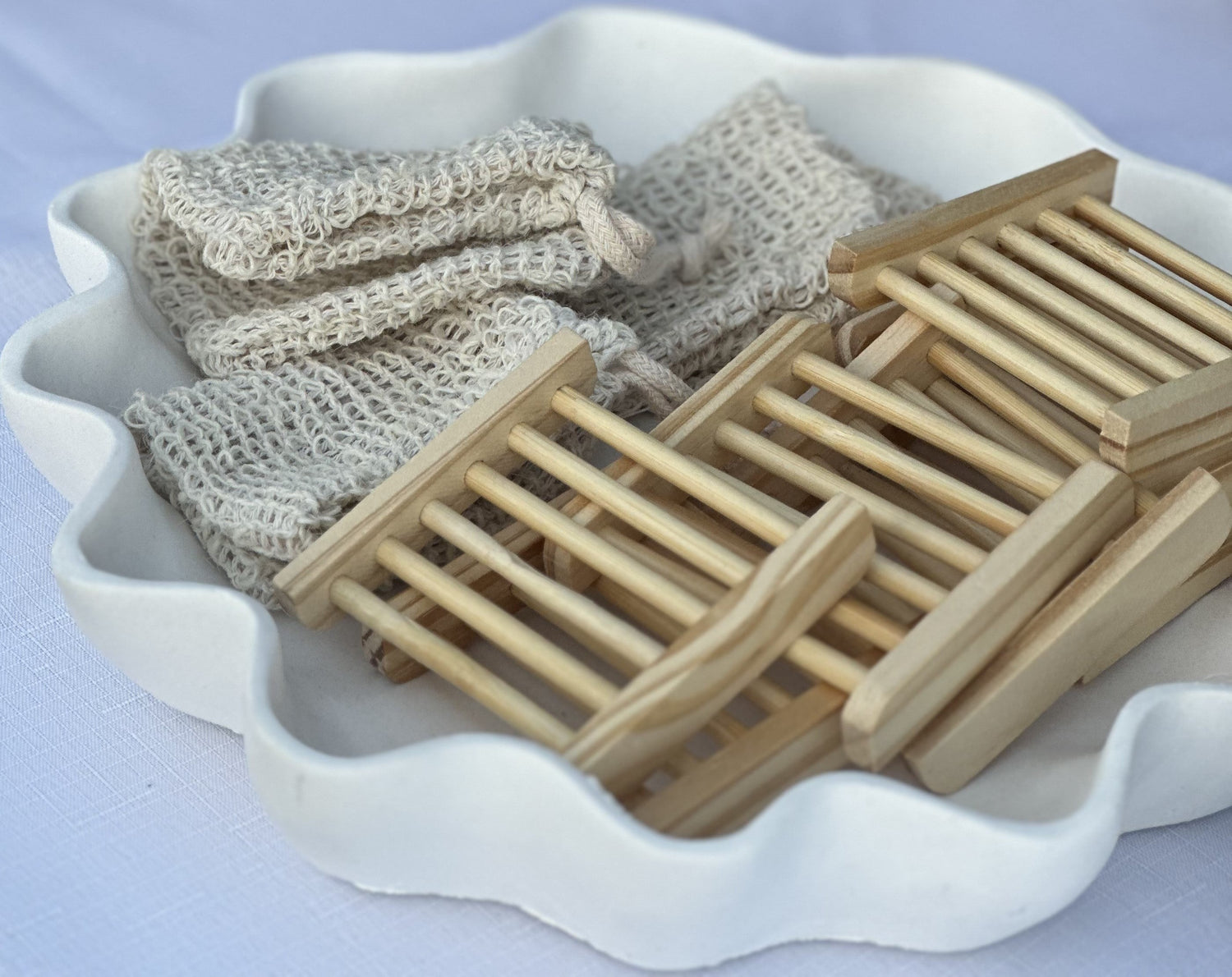 Soap accessories - soap bag and soap rack