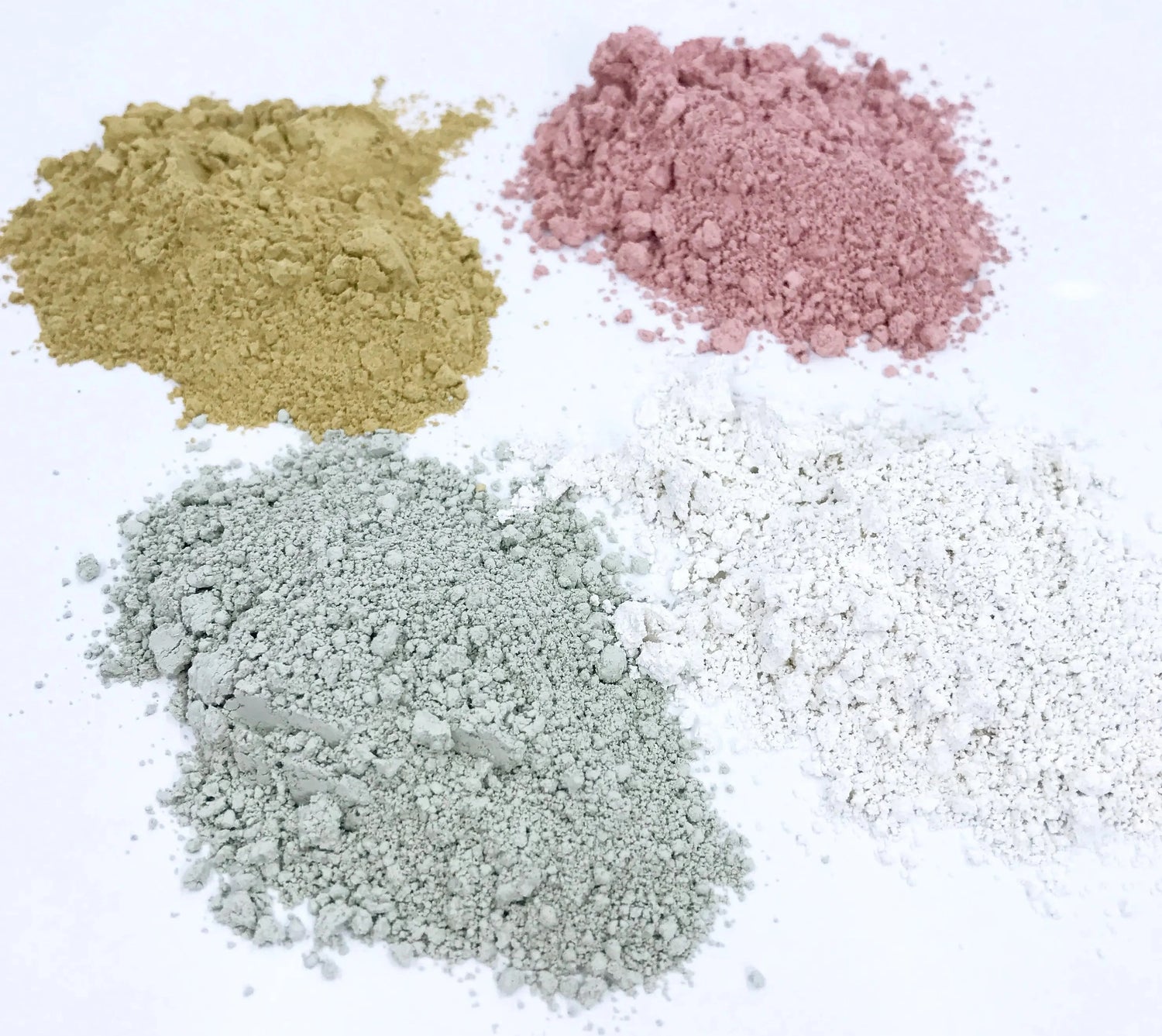 Natural coloured clays