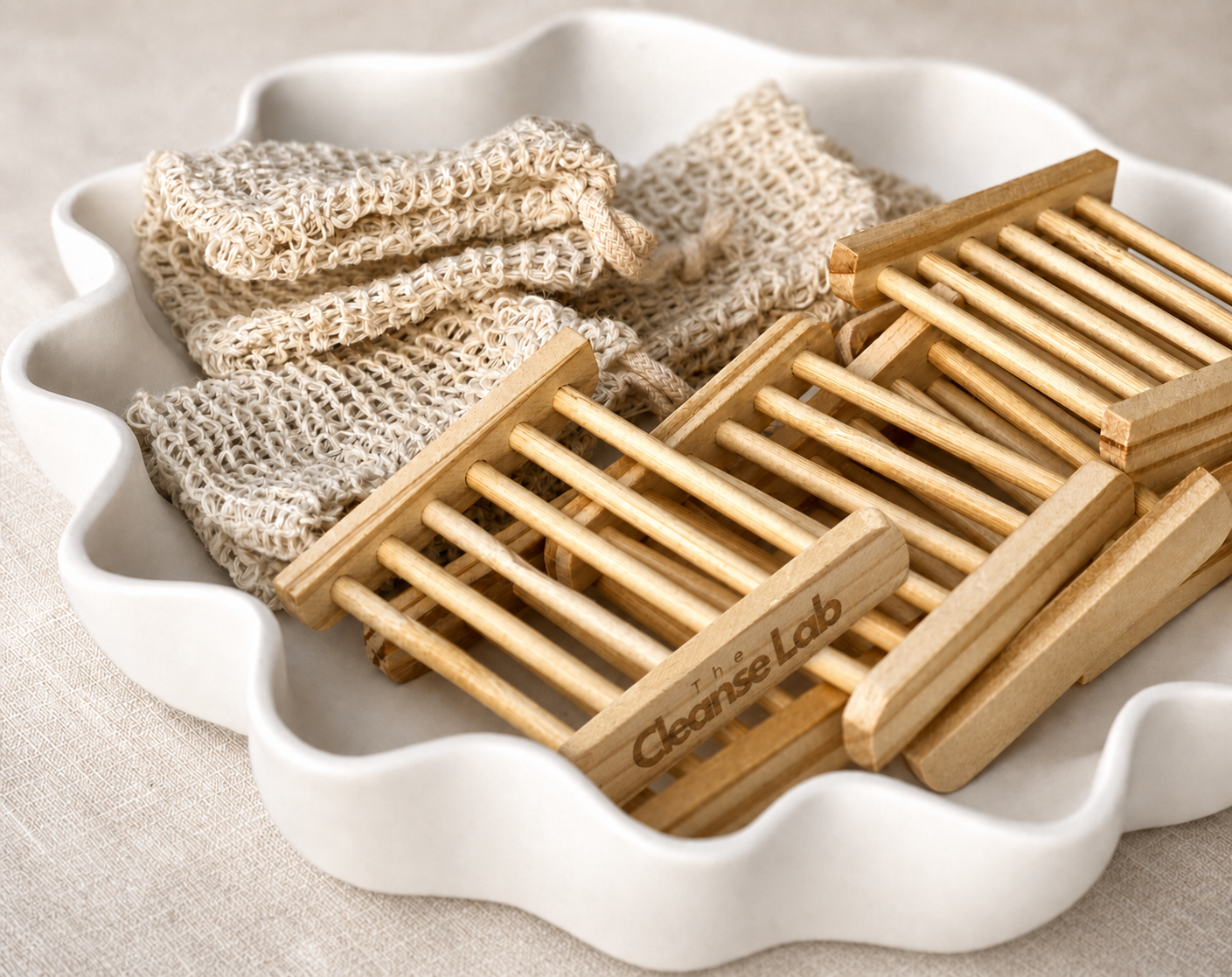 Soap accessories - soap bag and soap rack