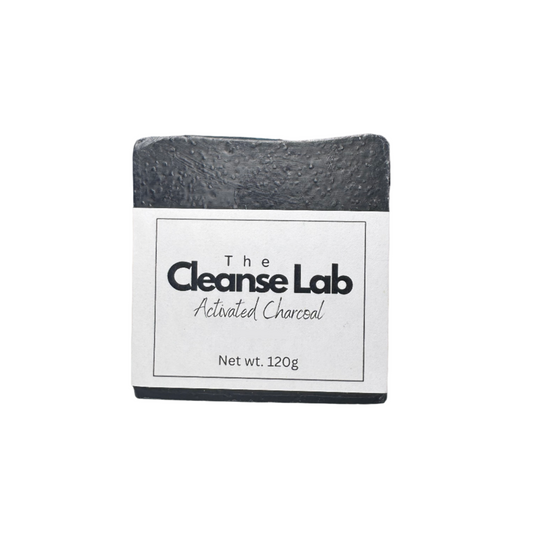 Activated charcoal natural soap front