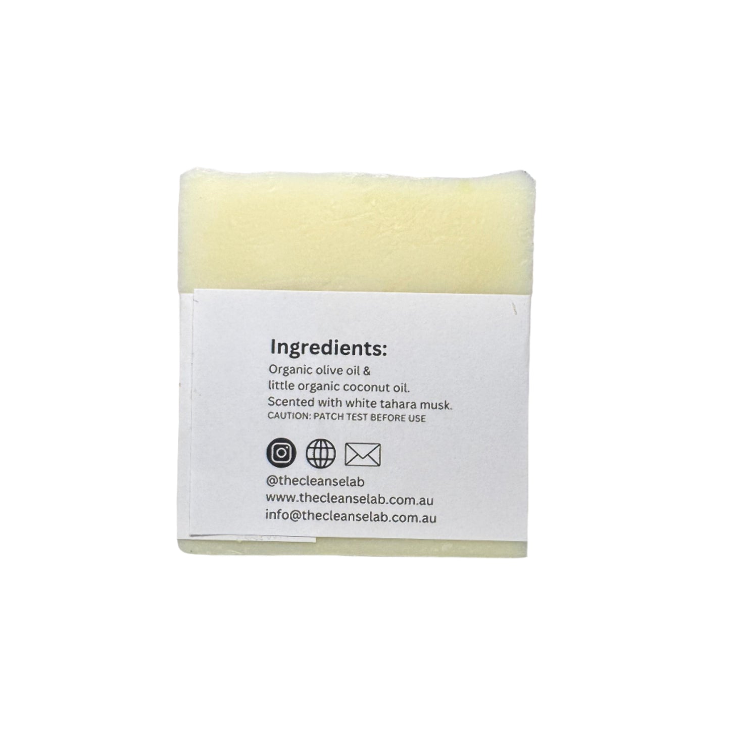Olive oil natural soap with tahara musk back