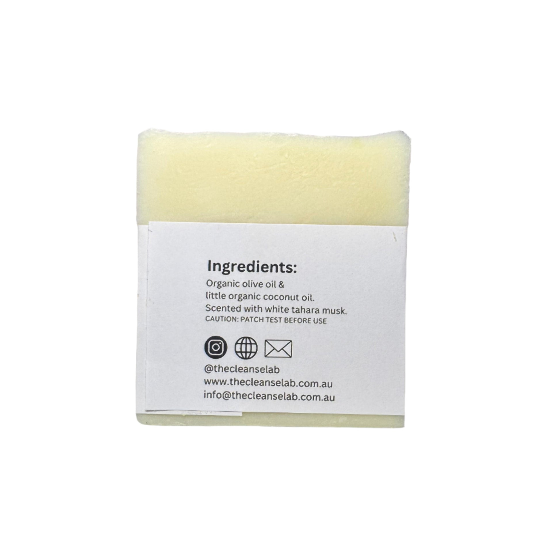 Olive oil natural soap with tahara musk back
